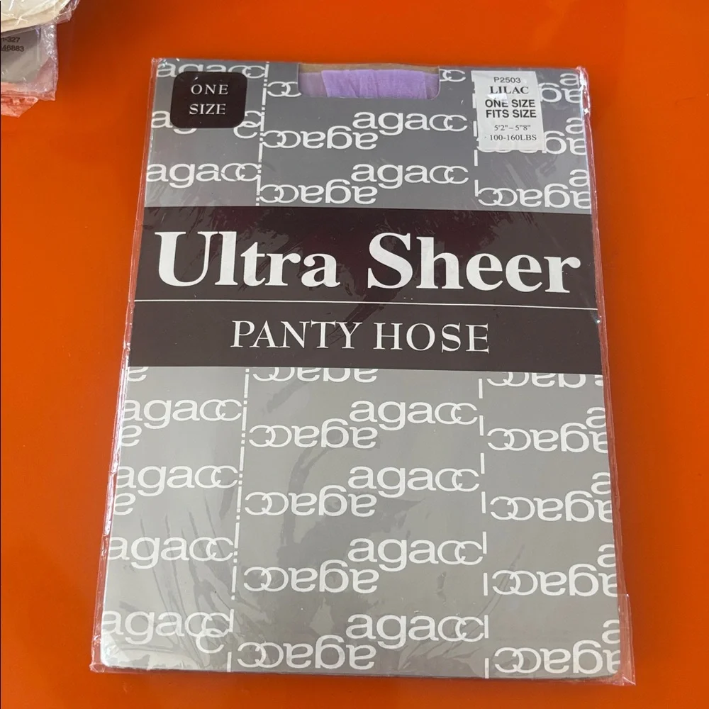 a'gaci Lilac Ultra Sheer Pantyhose new